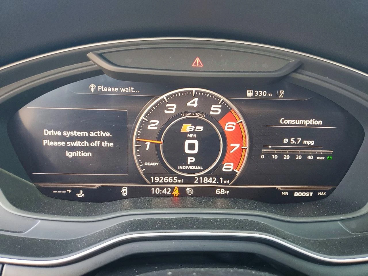 Audi S5 PRESTIGE| HUD| B&O| DISTRONIC| ЧЕРВЕН САЛОН, снимка 9 - Автомобили и джипове - 55041243
