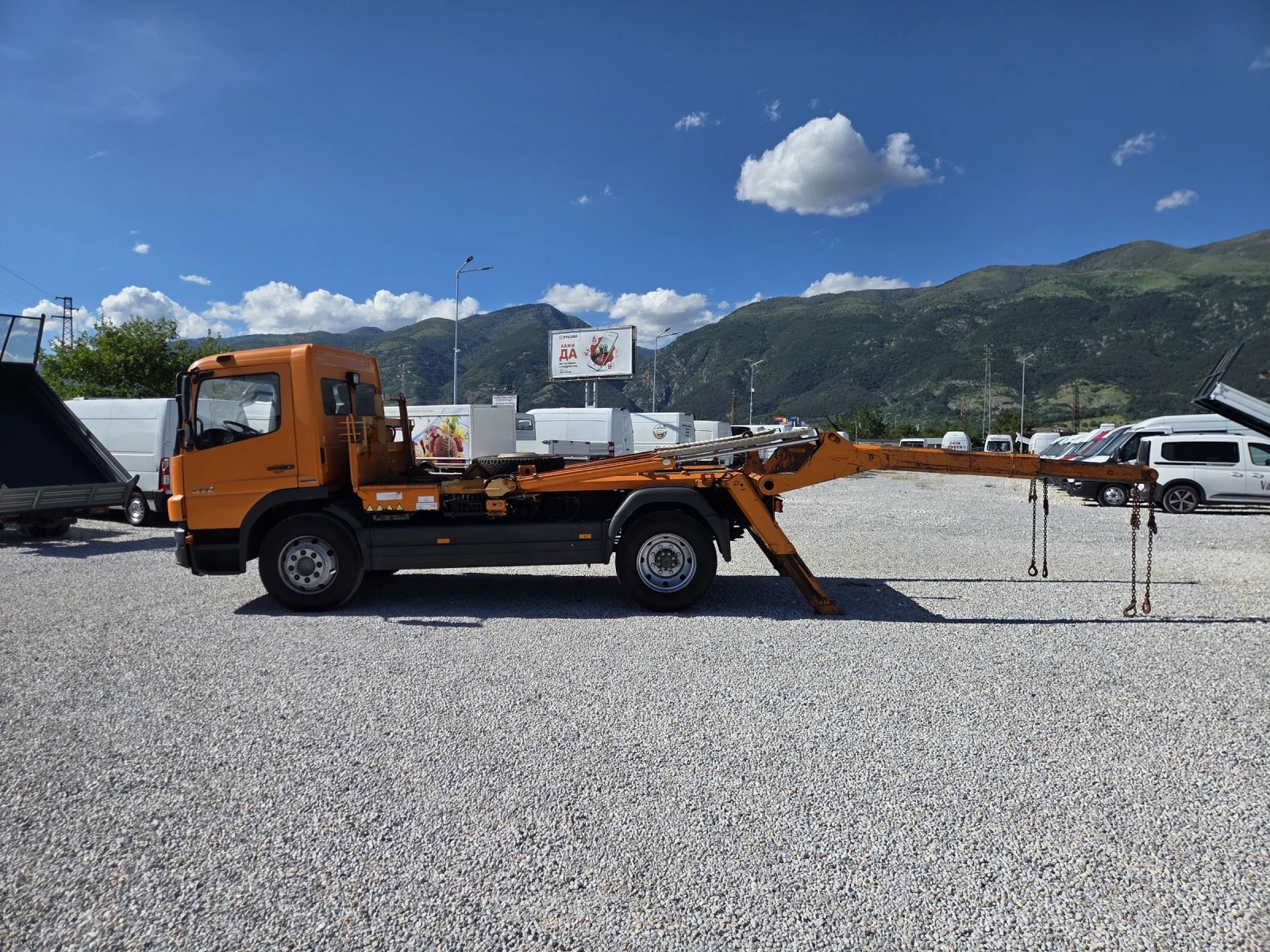 Mercedes-Benz Atego 1222, КОНТЕИНЕРОВОЗ , снимка 2 - Камиони - 54717971