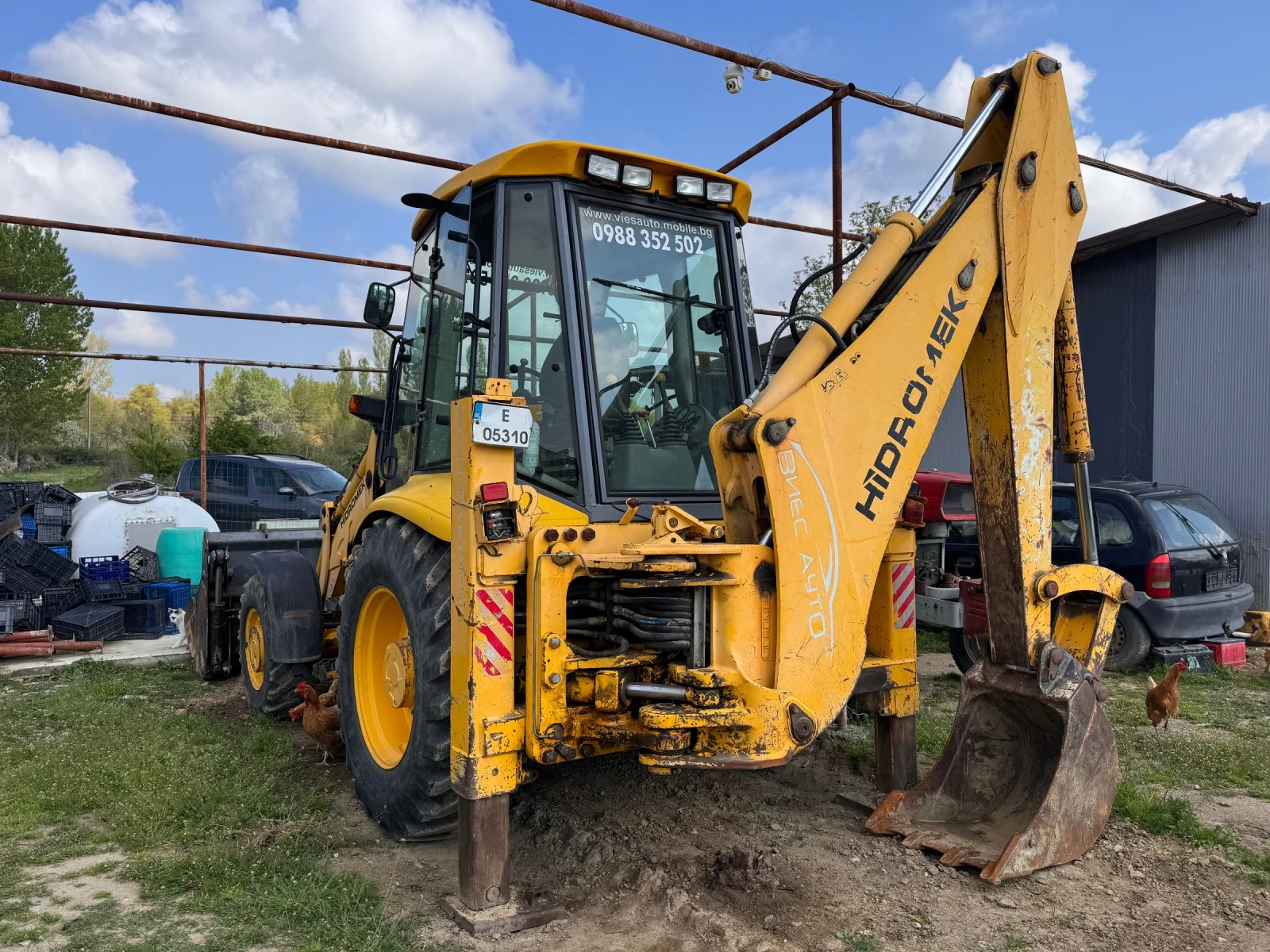Багер Hidromek 102B, снимка 2 - Индустриална техника - 54171235