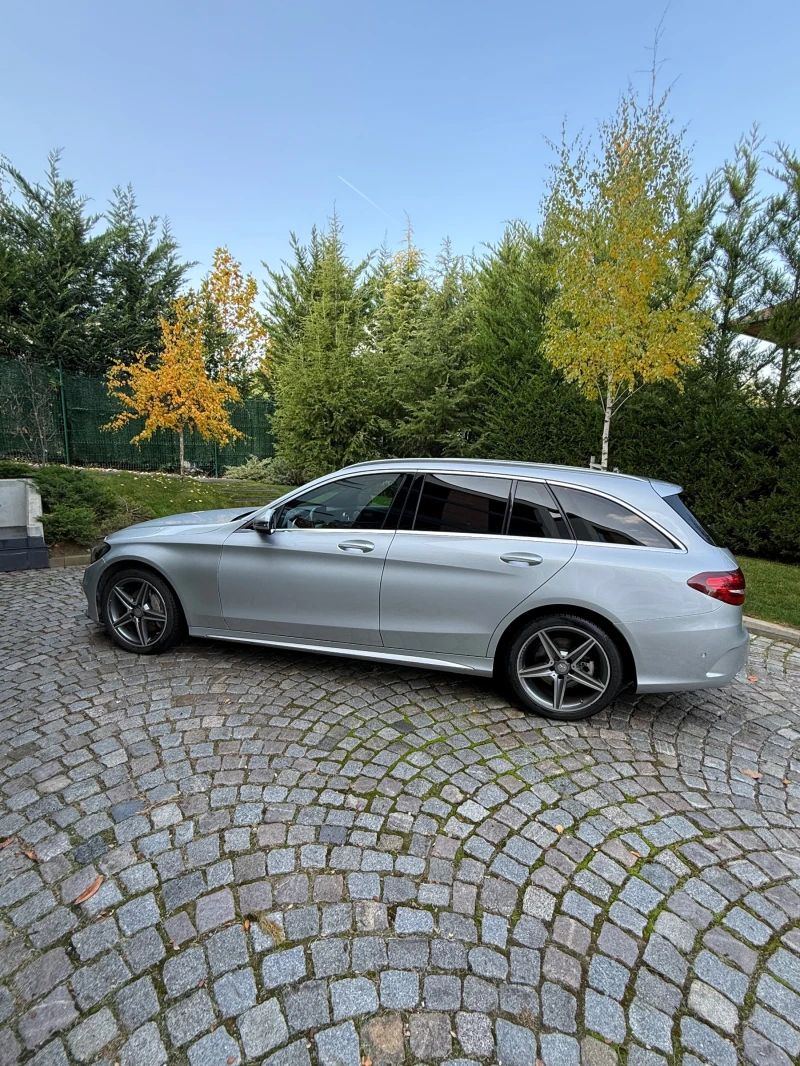 Mercedes-Benz C 250 4 MATIC, AMG Line, BURMESTER, LEDER, PANORAMA, Kam, снимка 4 - Автомобили и джипове - 52771535