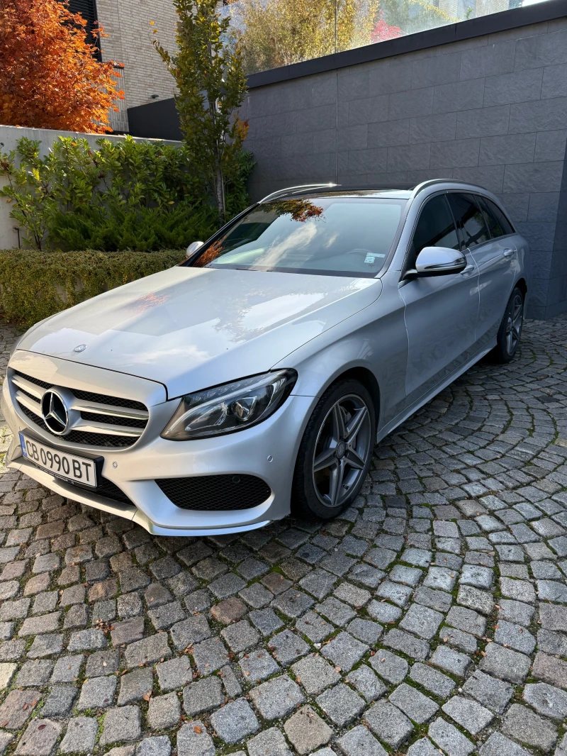 Mercedes-Benz C 250 4 MATIC, AMG Line, BURMESTER, LEDER, PANORAMA, Kam, снимка 5 - Автомобили и джипове - 52771535