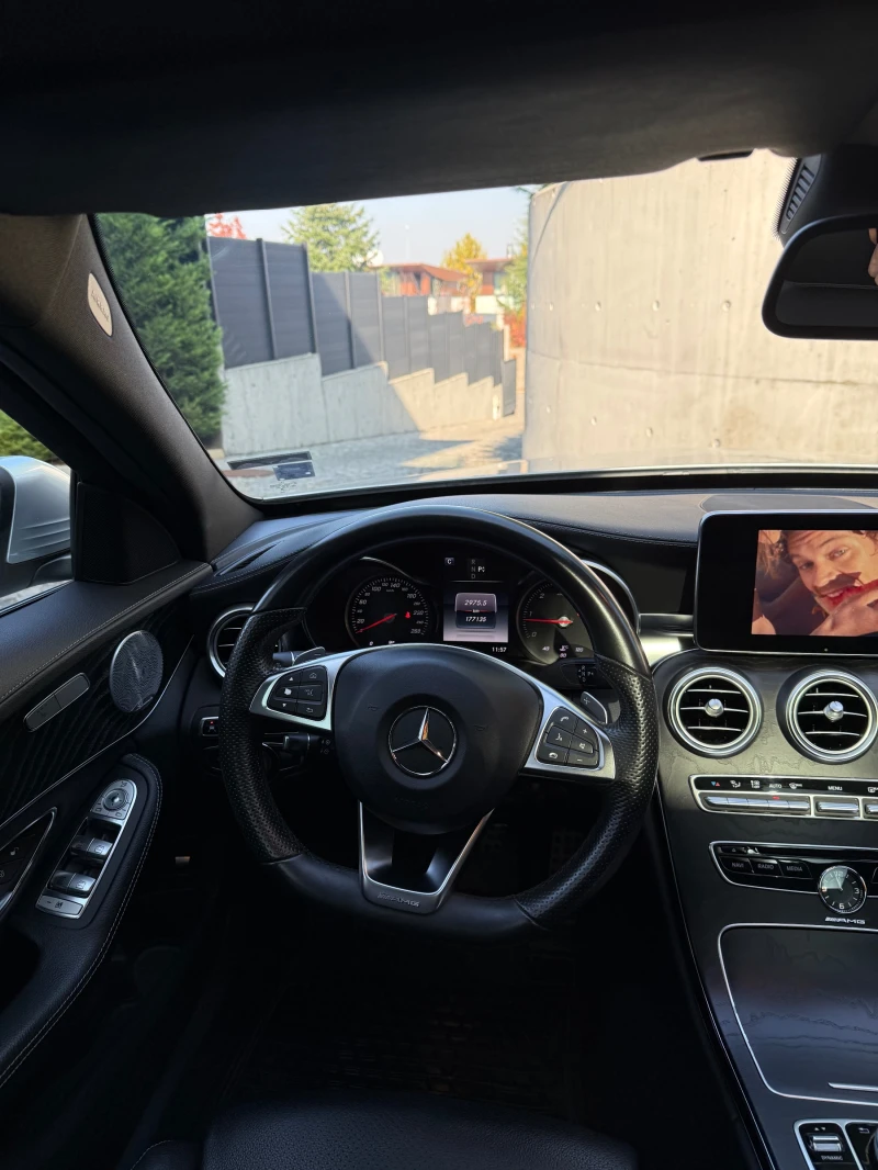 Mercedes-Benz C 250 4 MATIC, AMG Line, BURMESTER, LEDER, PANORAMA, Kam, снимка 10 - Автомобили и джипове - 52771535
