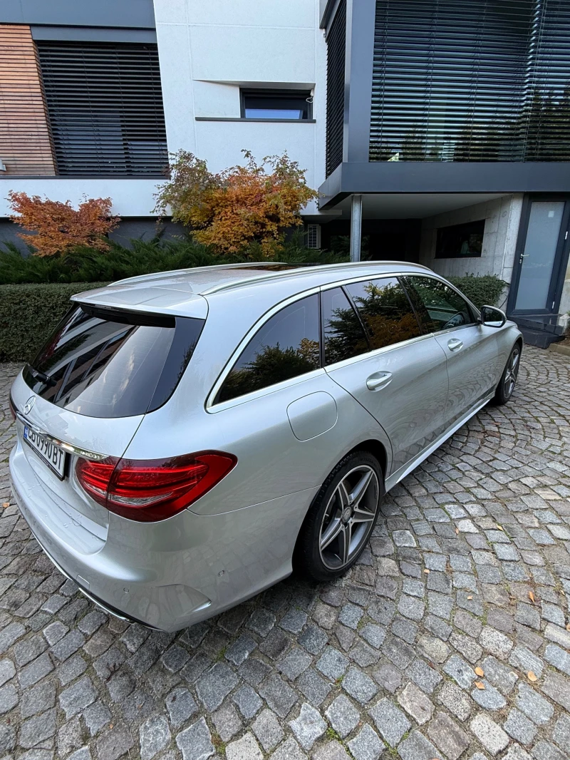 Mercedes-Benz C 250 4 MATIC, AMG Line, BURMESTER, LEDER, PANORAMA, Kam, снимка 2 - Автомобили и джипове - 52771535
