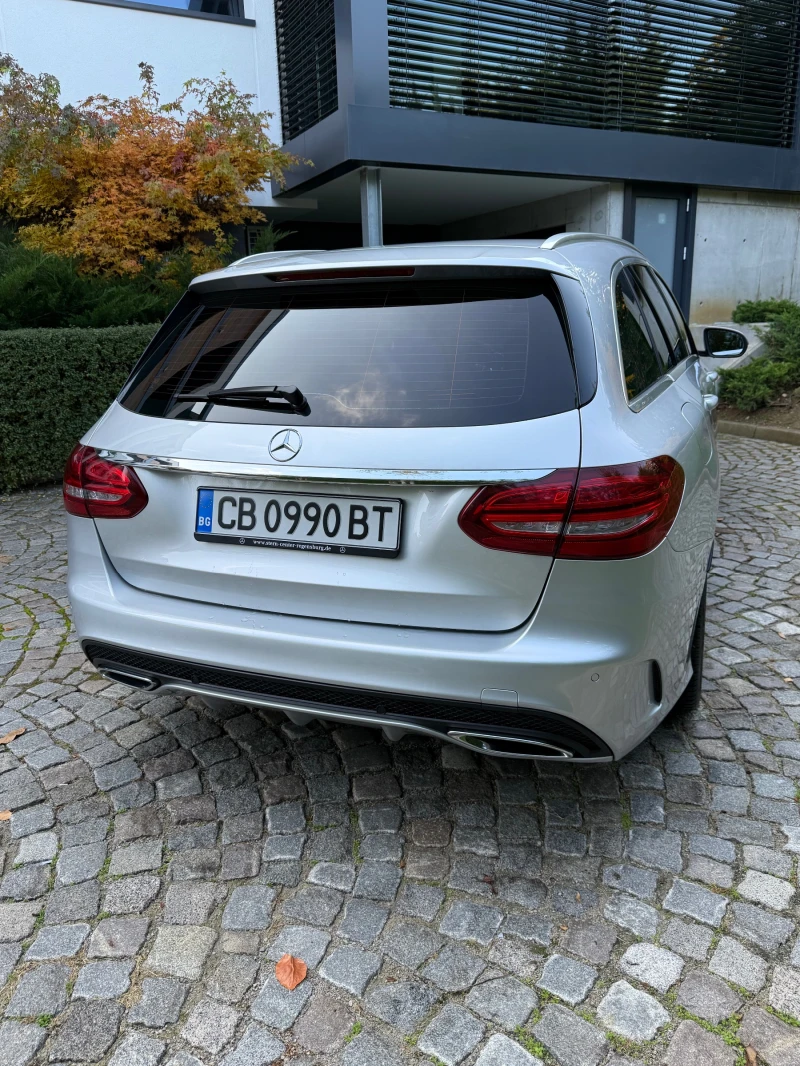 Mercedes-Benz C 250 4 MATIC, AMG Line, BURMESTER, LEDER, PANORAMA, Kam, снимка 3 - Автомобили и джипове - 52771535