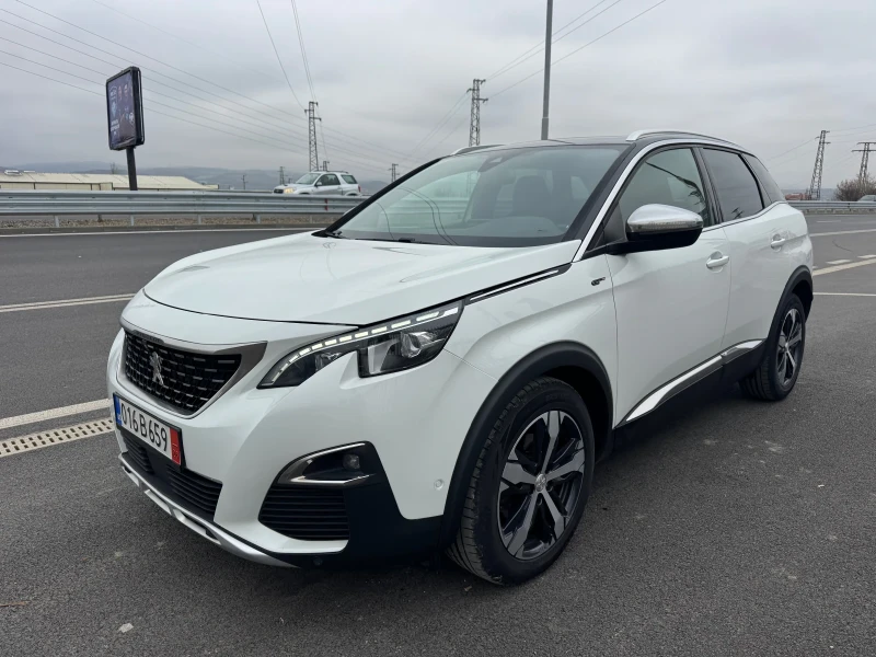 Peugeot 3008 2.0Bluehdi GT Line Панорама Масаж Бяла перла