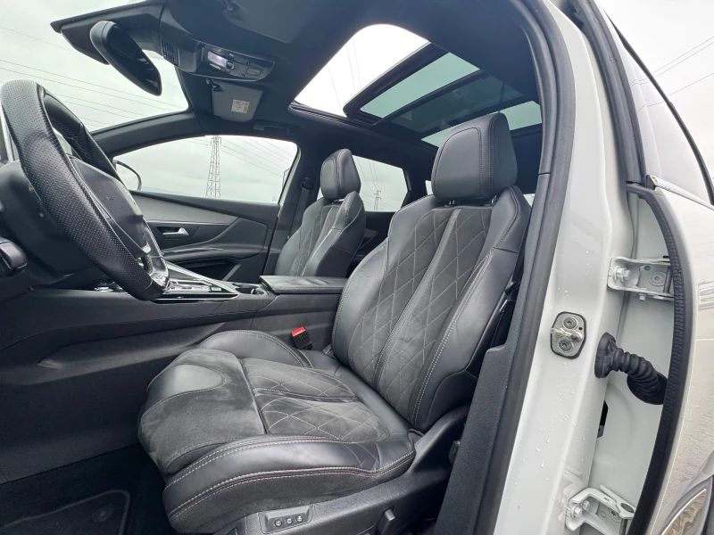 Peugeot 3008 2.0Bluehdi GT Line Панорама Масаж Бяла перла, снимка 10 - Автомобили и джипове - 52875126