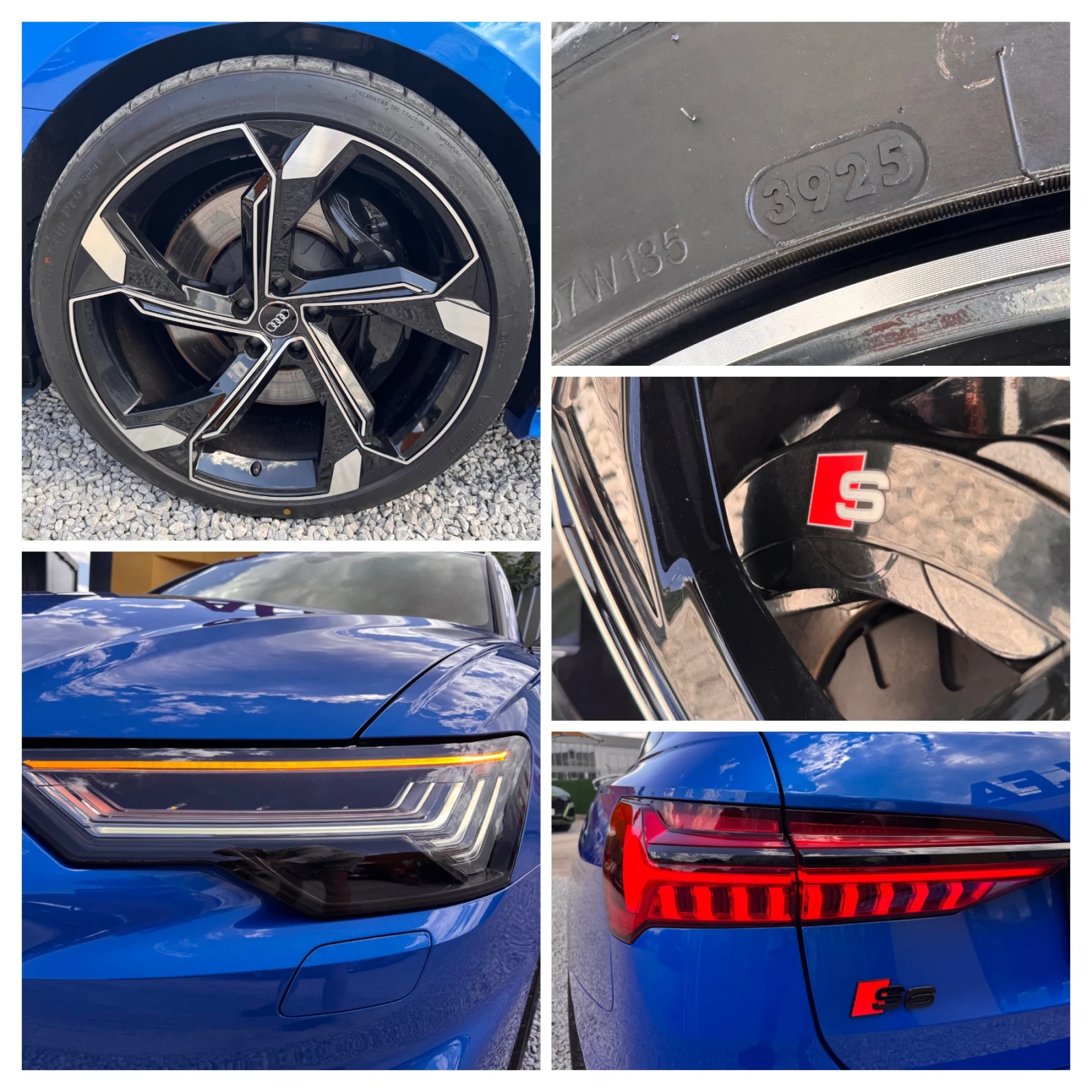 Audi S6 3.0d/344hp/12700km/ГАРАНЦИЯ-2г./BLACK EDITTION///, снимка 7 - Автомобили и джипове - 55433718