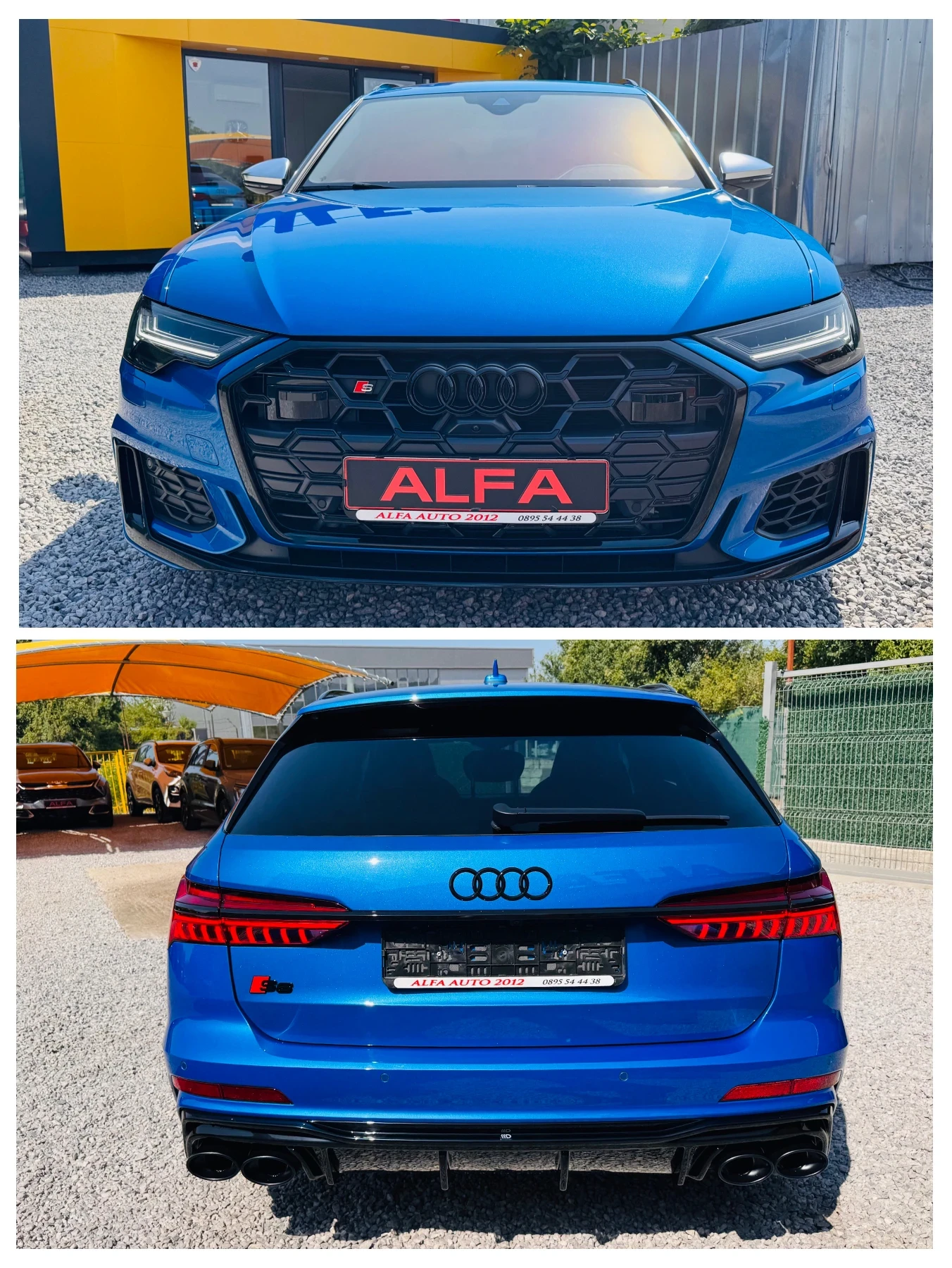 Audi S6 3.0d/344hp/12700km/ГАРАНЦИЯ-2г./BLACK EDITTION///, снимка 6 - Автомобили и джипове - 55433718