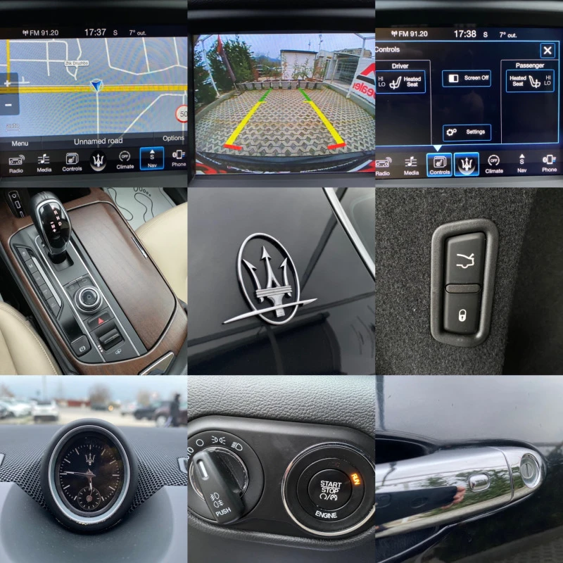 Maserati Levante 3.0D-275кс= 4х4= 8СКОРОСТИ= DISTRONIC= NAVI= CAMER, снимка 14 - Автомобили и джипове - 44845494