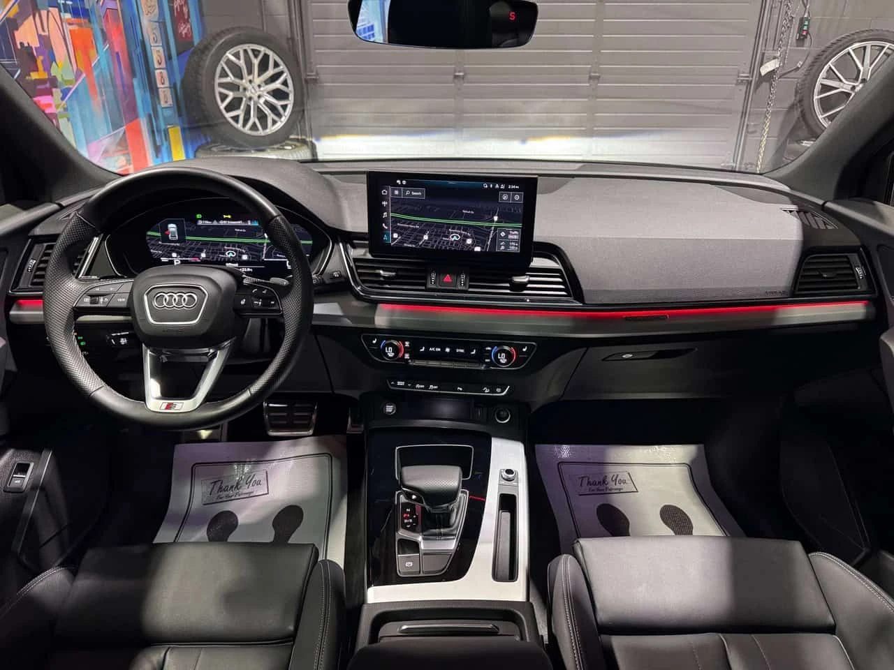 Audi Q5 * QUATTRO S LINE BLACK! * CARFAX * ЦЕНА ДО БГ, снимка 11 - Автомобили и джипове - 54795819