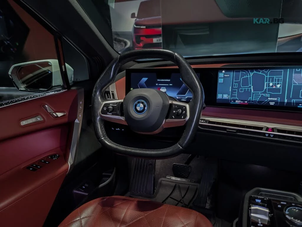 BMW iX * xDrive50* 360* HUD* КОЖА* ПОДГРЕВ* ПАНОРАМА* ОБД, снимка 10 - Автомобили и джипове - 55061646