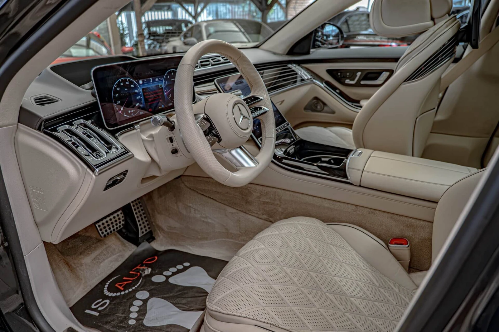 Mercedes-Benz S 580 AMG/Long/4M/RSE/HuD/Пано./Dist./Burm./Алкантар/Кам, снимка 7 - Автомобили и джипове - 55245524