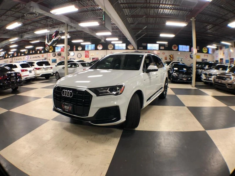 Audi Q7 * S LINE AWD 7 PASS NAVI LEATHER PAN/ROOF B/SPOT C, снимка 2 - Автомобили и джипове - 52848395