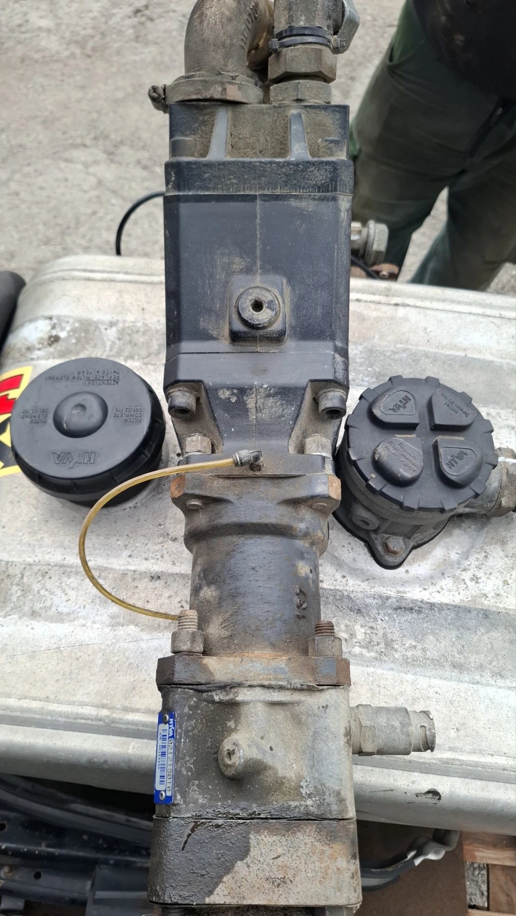 ХИДРАВЛИЧНА ДВУКРЪГОВА СИСТЕМА КОМПЛЕКТ HYVA, снимка 8 - Части - 53950099