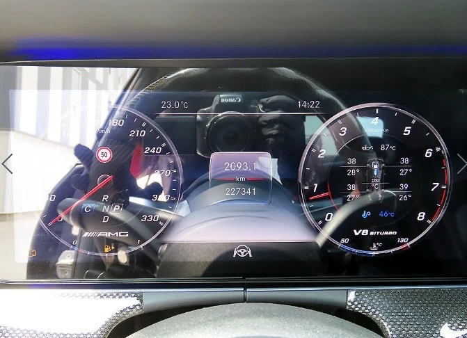 Mercedes-Benz E 43 AMG 63 AGM KIT* 360* ОБДУХ* BURMASTER* HUD* CARBON* КР, снимка 7 - Автомобили и джипове - 55154142