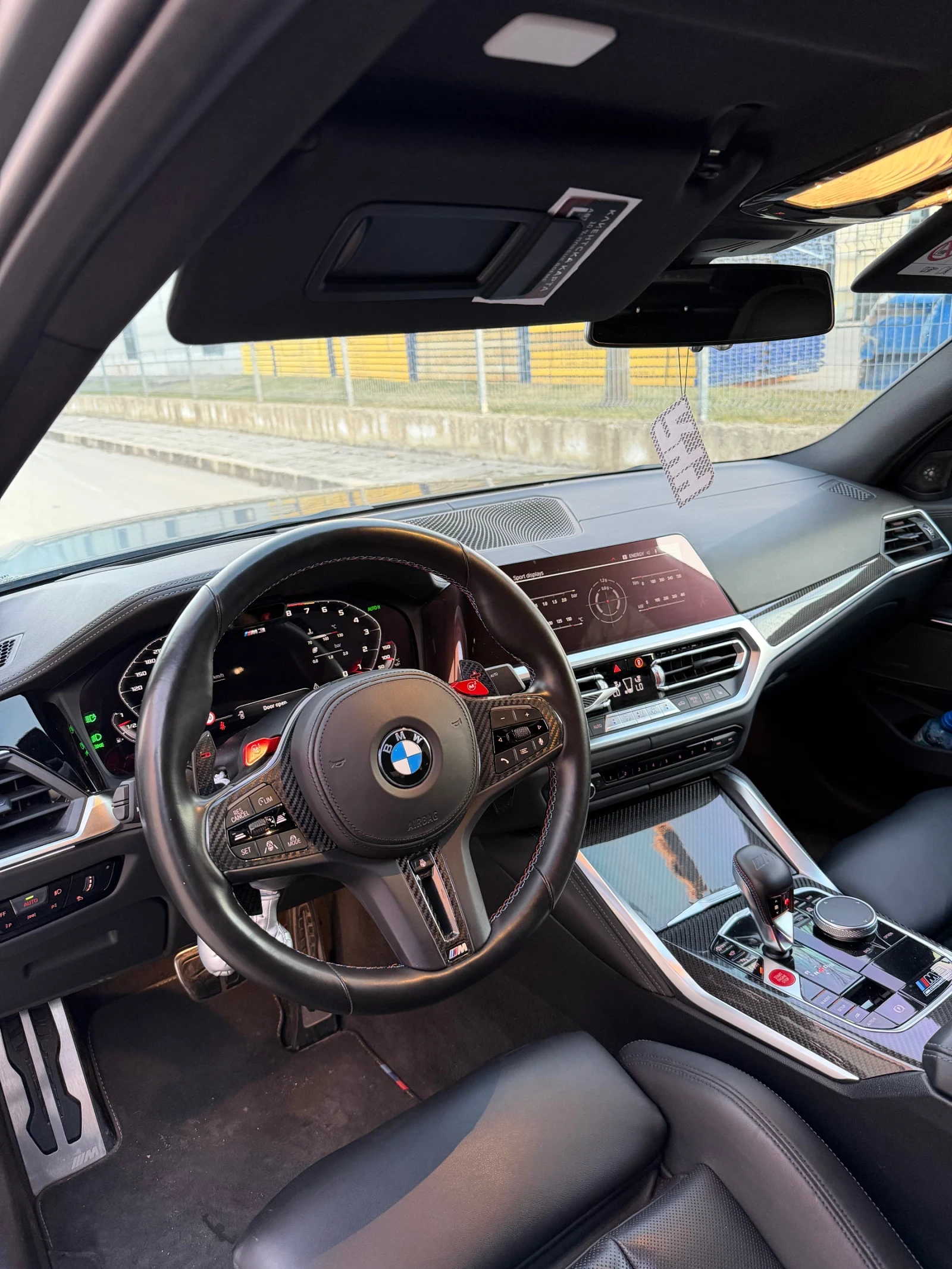 BMW M3 COMPETITION/FULL/PPF/JAHRE-EUROPE/CERAMIC/25.000km, снимка 12 - Автомобили и джипове - 53756151