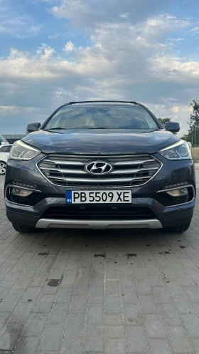 Hyundai Santa fe 2.4 GDI, 2017г. 4x4, CarPlay, Кожен салон, евро 6., снимка 2