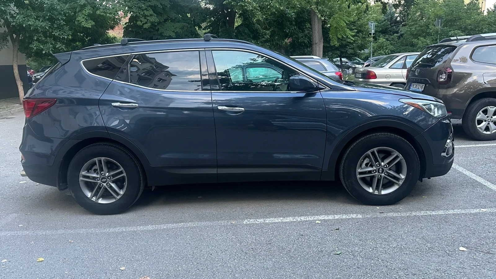 Hyundai Santa fe  4x4, CarPlay, Кожен салон, евро 6., снимка 4 - Автомобили и джипове - 55018241
