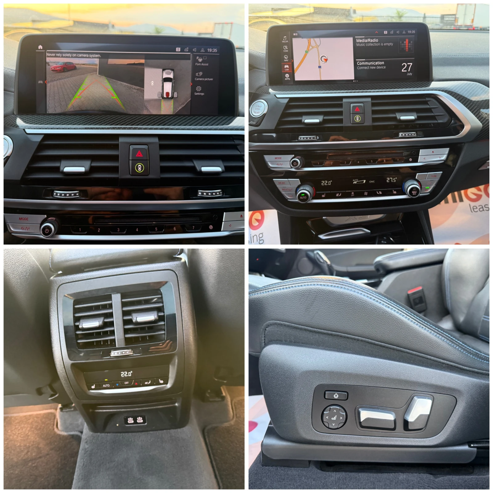 BMW X3 3.0xd 265ks Собствен лизинг !!! M paket !!! , снимка 10 - Автомобили и джипове - 55464053