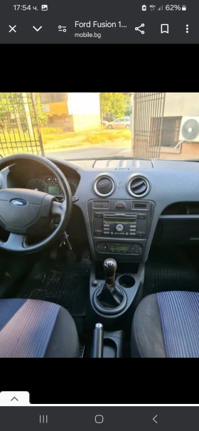 Обява за продажба на Ford Fusion 1.6 бензин ~3 800 лв. - изображение 9