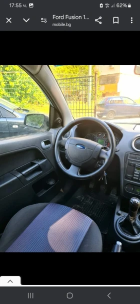 Обява за продажба на Ford Fusion 1.6 бензин ~3 800 лв. - изображение 8