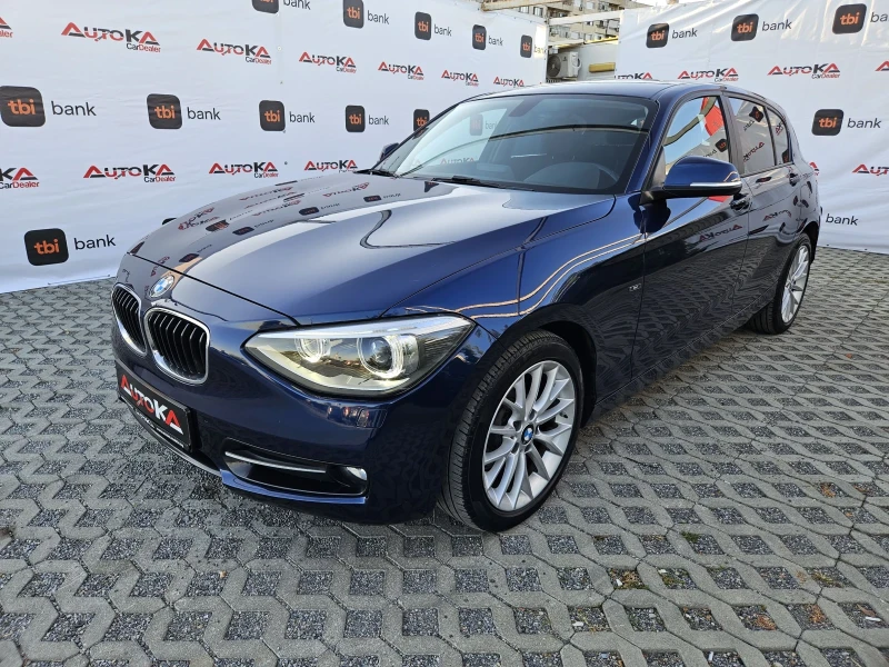 BMW 118 2.0D-143kc= АВТОМАТ= 161х.км= SPORT= LED= АВТОПИЛО, снимка 6 - Автомобили и джипове - 47412008