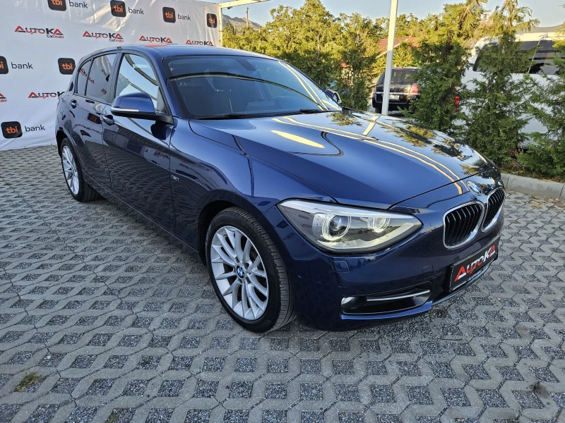 BMW 118 2.0D-143kc= АВТОМАТ= 161х.км= SPORT= LED= АВТОПИЛО, снимка 2 - Автомобили и джипове - 47412008