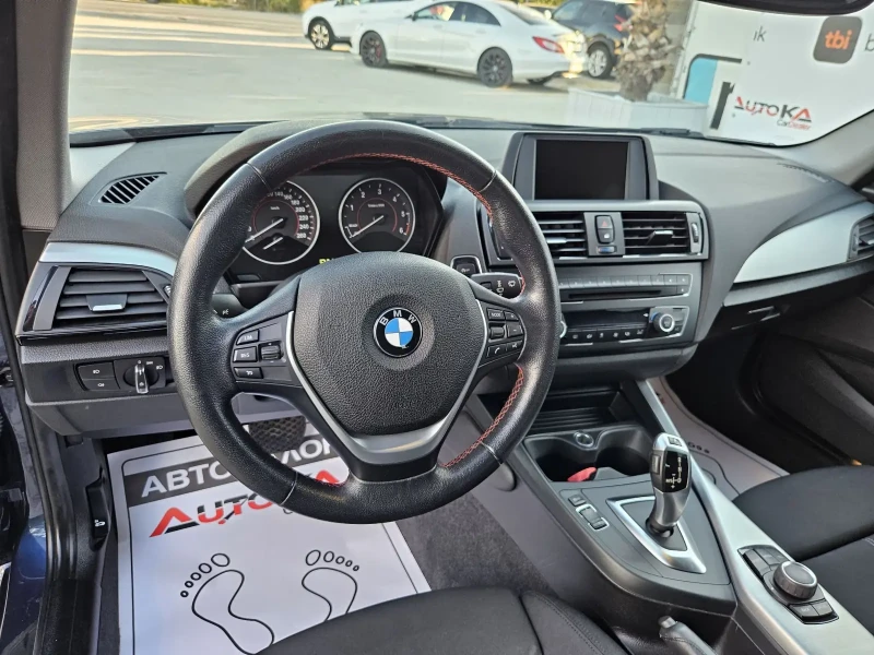 BMW 118 2.0D-143kc= АВТОМАТ= 161х.км= SPORT= LED= АВТОПИЛО, снимка 8 - Автомобили и джипове - 47412008