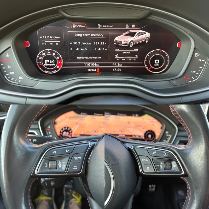 Audi S5 3.0TSI* QUATTRO* CARBON* PANO* 360* , снимка 15 - Автомобили и джипове - 52792025