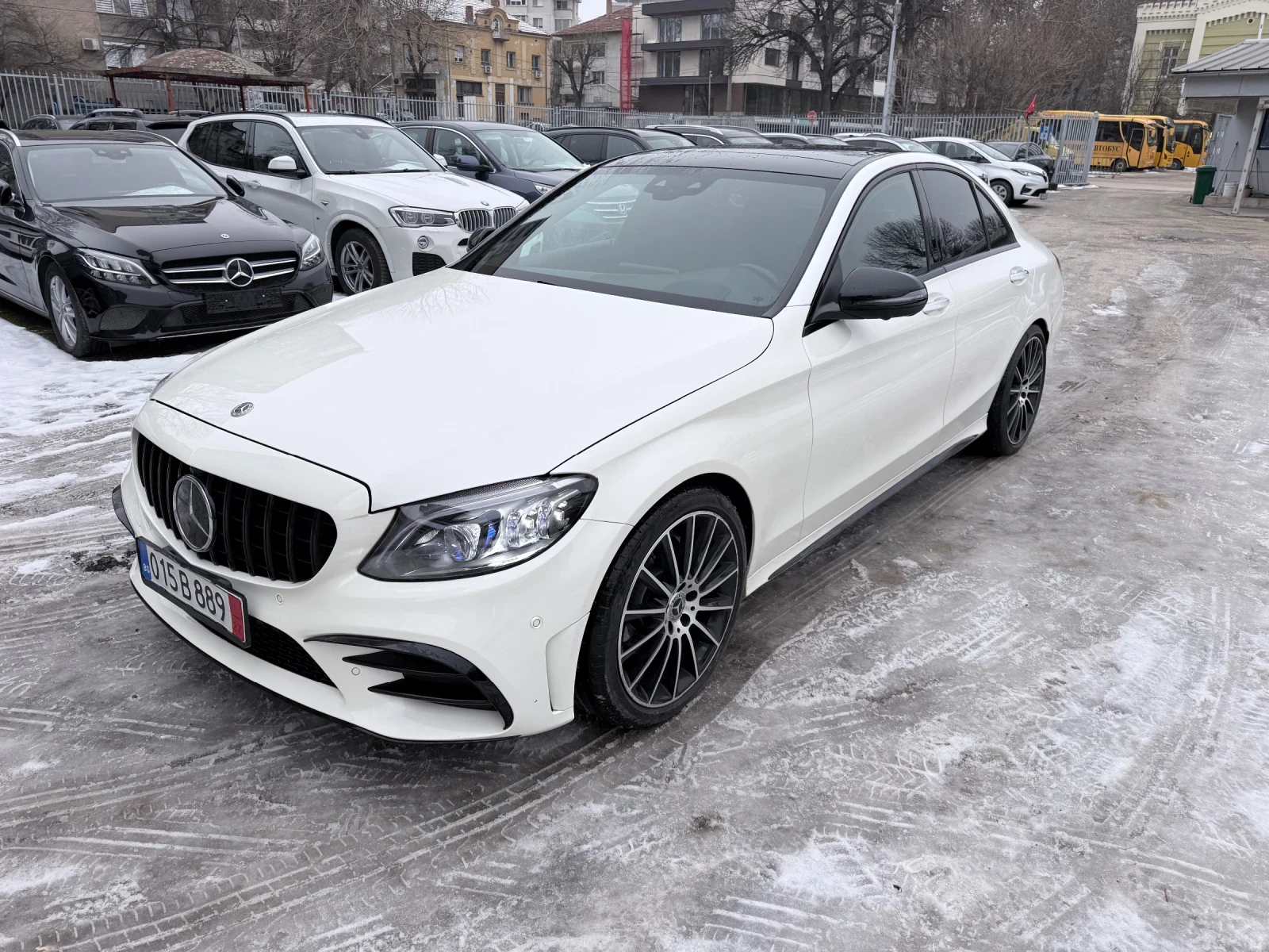Mercedes-Benz C 220 AMG,  9G, 4-MATIK, BURMESTER, 360 | Mobile.bg � ����������� 1