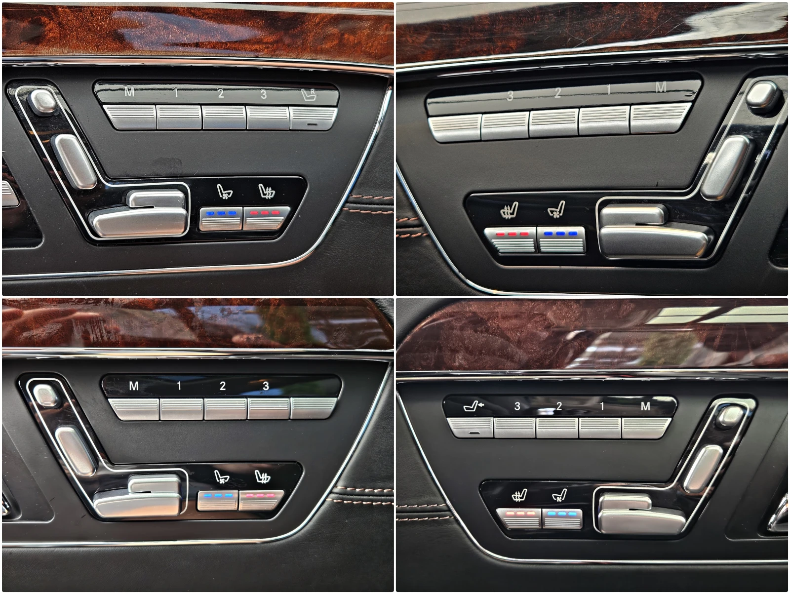 Mercedes-Benz S 500 L/AMG/4M/TVx3/DISTR/PANO/ВАКУУМ/ОБДУХ/МАСАЖ/LIZING, снимка 15 - Автомобили и джипове - 54719213