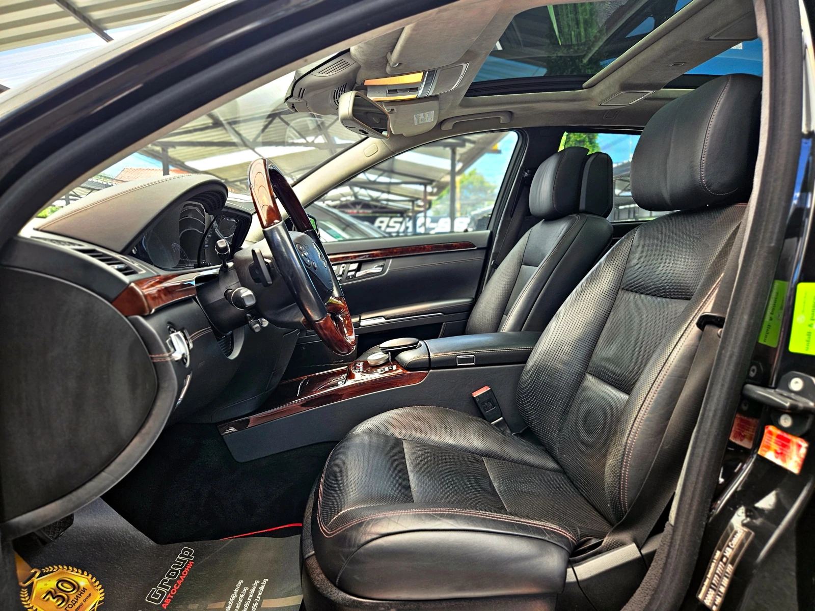 Mercedes-Benz S 500 L/AMG/4M/TVx3/DISTR/PANO/ВАКУУМ/ОБДУХ/МАСАЖ/LIZING, снимка 10 - Автомобили и джипове - 54719213