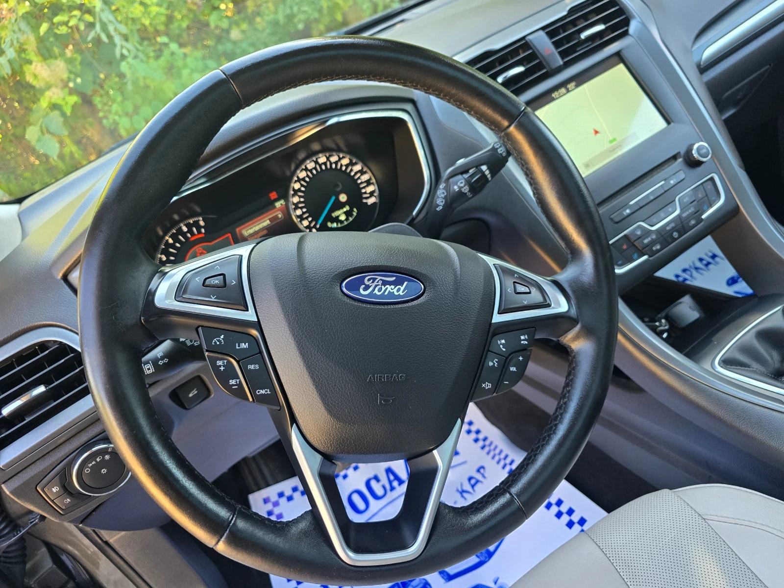 Ford Mondeo 1.5TDCI-120K.C-EВРО 6В--КОЖА-НАВИГАЦИЯ- ПАНОРАМА, снимка 15 - Автомобили и джипове - 55978767