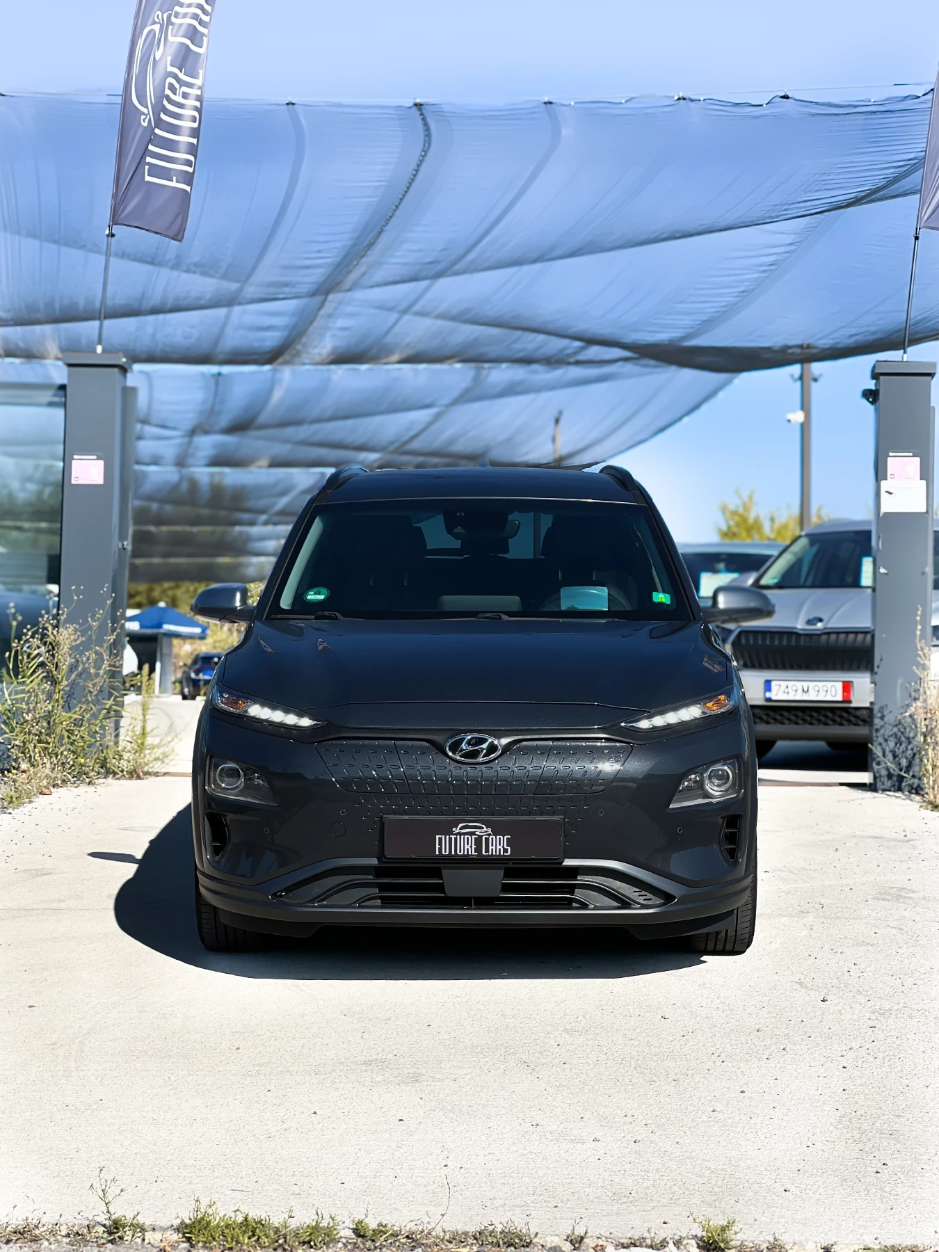 Hyundai Kona PREMIUM 64KWh/HEADUP/DISSTR/BLUELINK/ТЕРМОПОМПА - изображение 2
