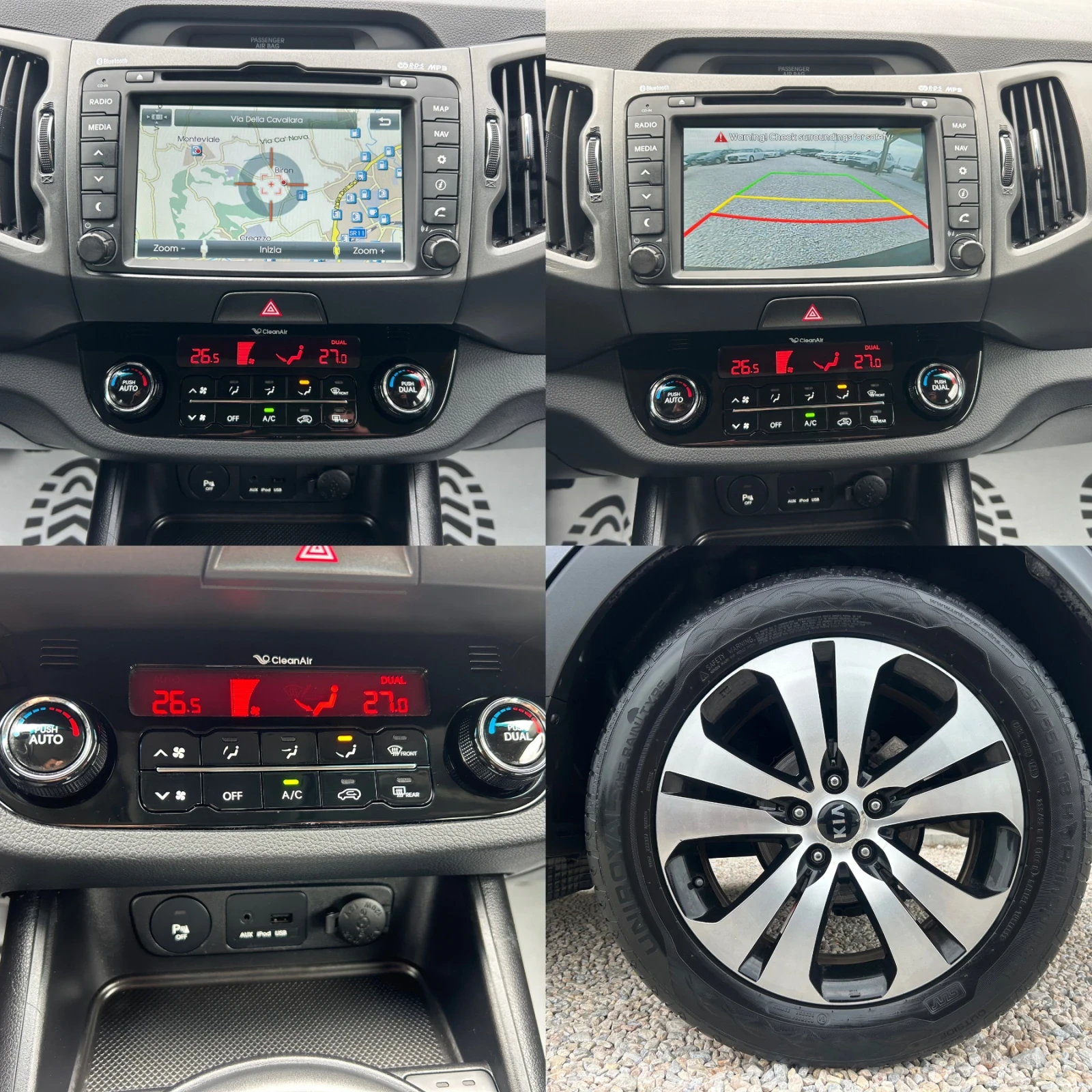 Kia Sportage * 1.7* CRDI* НАВИГАЦИЯ* КОЖА* КАМЕРА* , снимка 13 - Автомобили и джипове - 54216210
