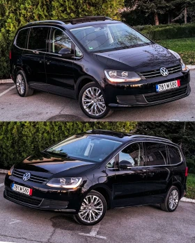 VW Sharan 2.0TDI DSG * ГЕРМАНИЯ* HIGHLINE ПАНОРАМА ЕЛ. ВРАТИ, снимка 3