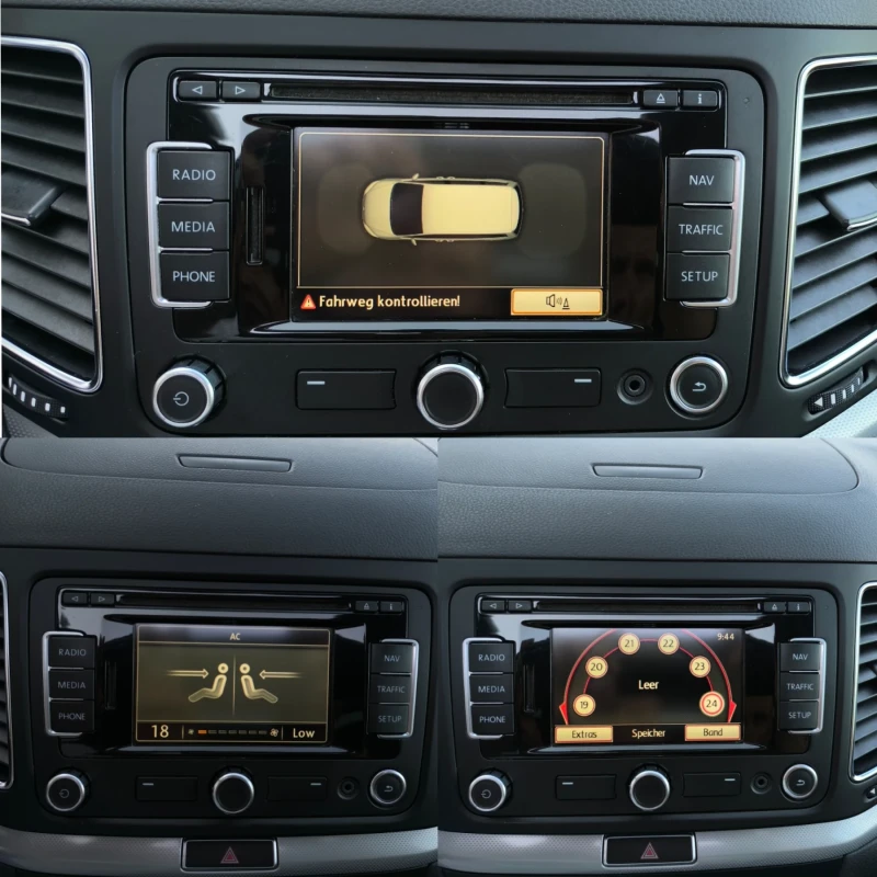 VW Sharan 2.0TDI DSG HIGHLINE ПАНОРАМА ЕЛ. ВРАТИ ГЕРМАНИЯ , снимка 17 - Автомобили и джипове - 51778543