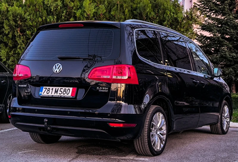 VW Sharan 2.0TDI DSG HIGHLINE ПАНОРАМА ЕЛ. ВРАТИ ГЕРМАНИЯ , снимка 6 - Автомобили и джипове - 51778543