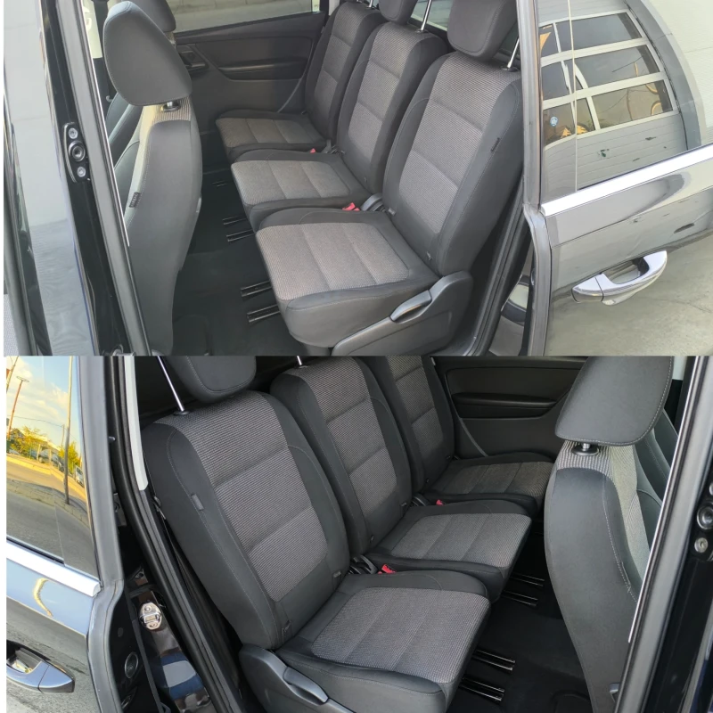 VW Sharan 2.0TDI DSG HIGHLINE ПАНОРАМА ЕЛ. ВРАТИ ГЕРМАНИЯ , снимка 10 - Автомобили и джипове - 51778543