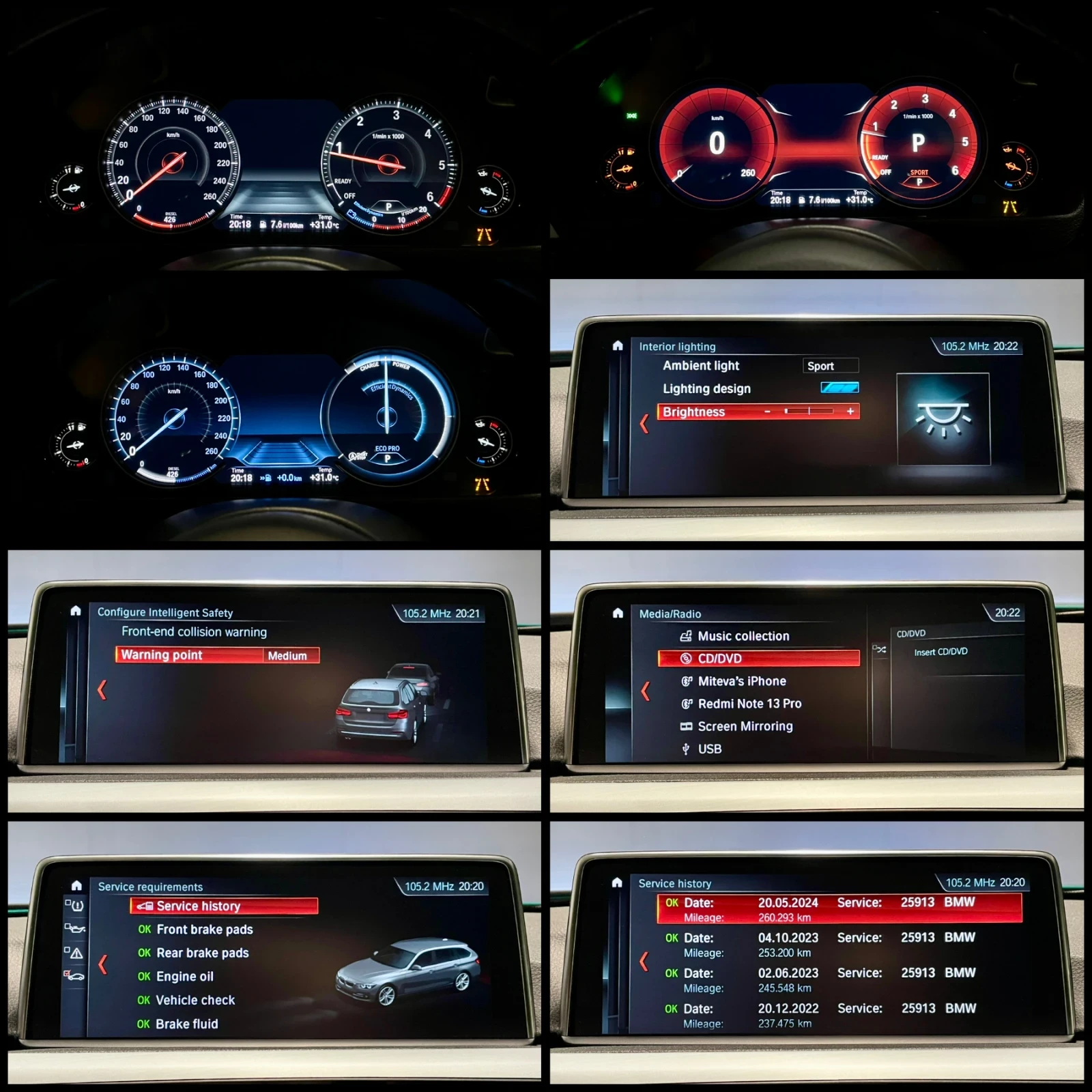 BMW 320 d/M PERFORMANCE/M4 GREEN/CARBON/CAM/HUD/ASSISTANCE | Mobile.bg   14