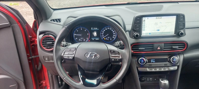 Hyundai Kona 1.6CRDI DCT 4x4 136КС АВТОМАТ, снимка 10 - Автомобили и джипове - 52358363