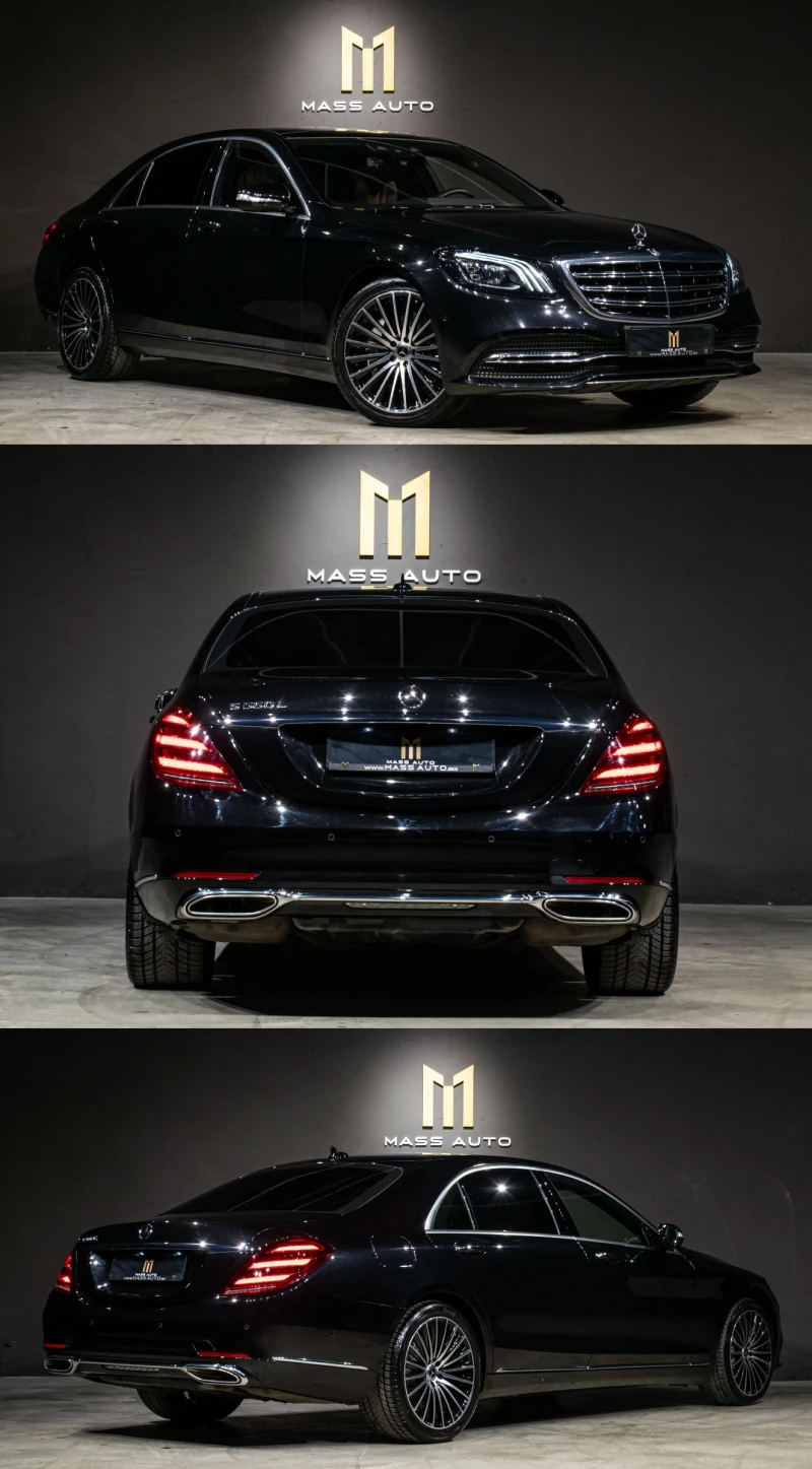 Mercedes-Benz 560 L/4Matic/Designo/РеаленПробег/Серв.История, снимка 4 - Автомобили и джипове - 52857882