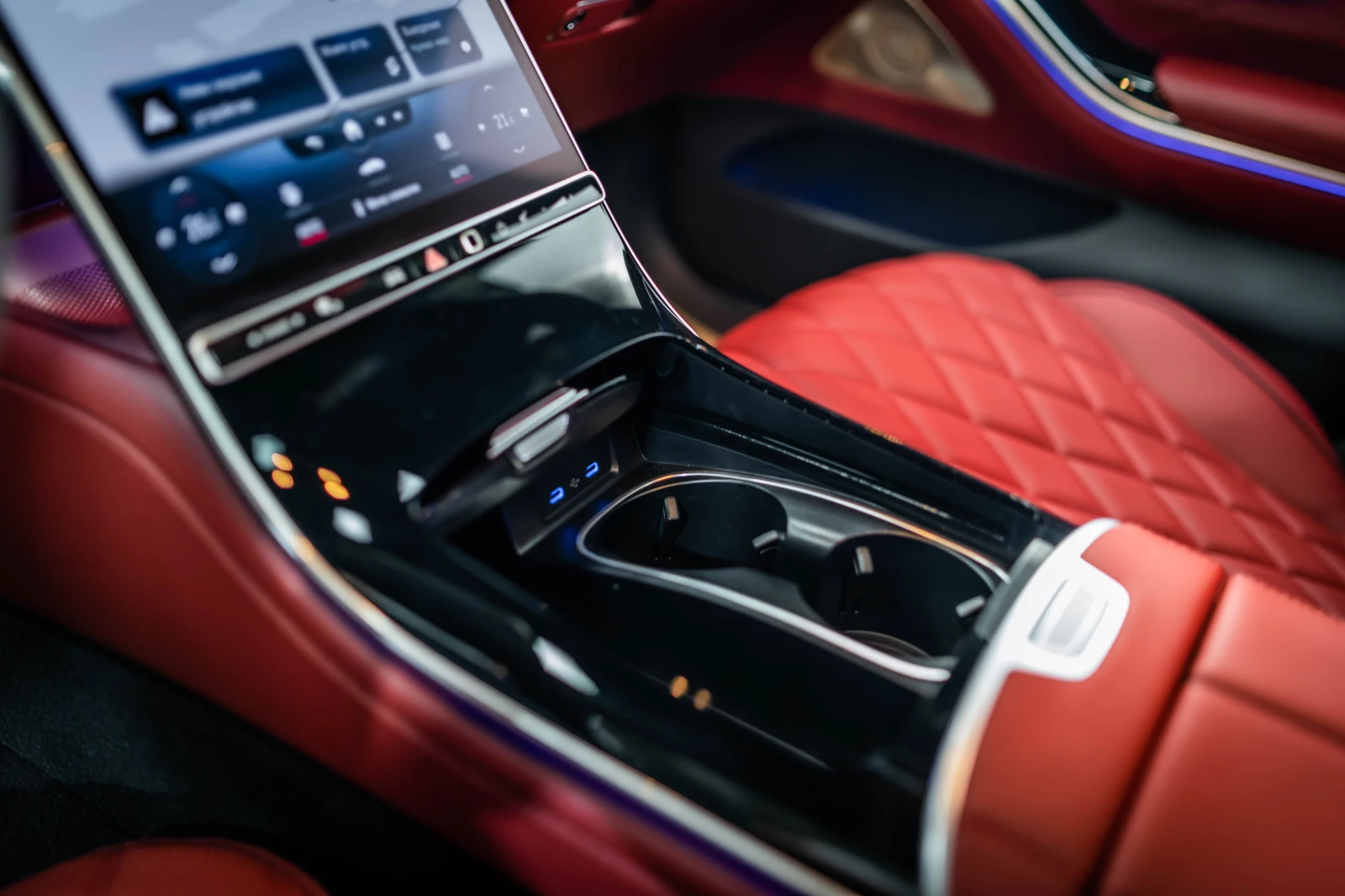 Mercedes-Benz S 400 d 4M L AMG - CHAUFFEUR - EXCLUSIVE RED, снимка 8 - Автомобили и джипове - 55362711