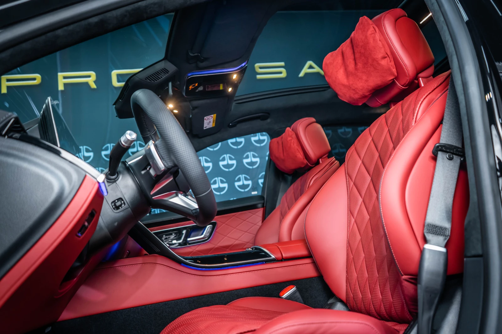 Mercedes-Benz S 400 d 4M L AMG - CHAUFFEUR - EXCLUSIVE RED, снимка 14 - Автомобили и джипове - 55362711