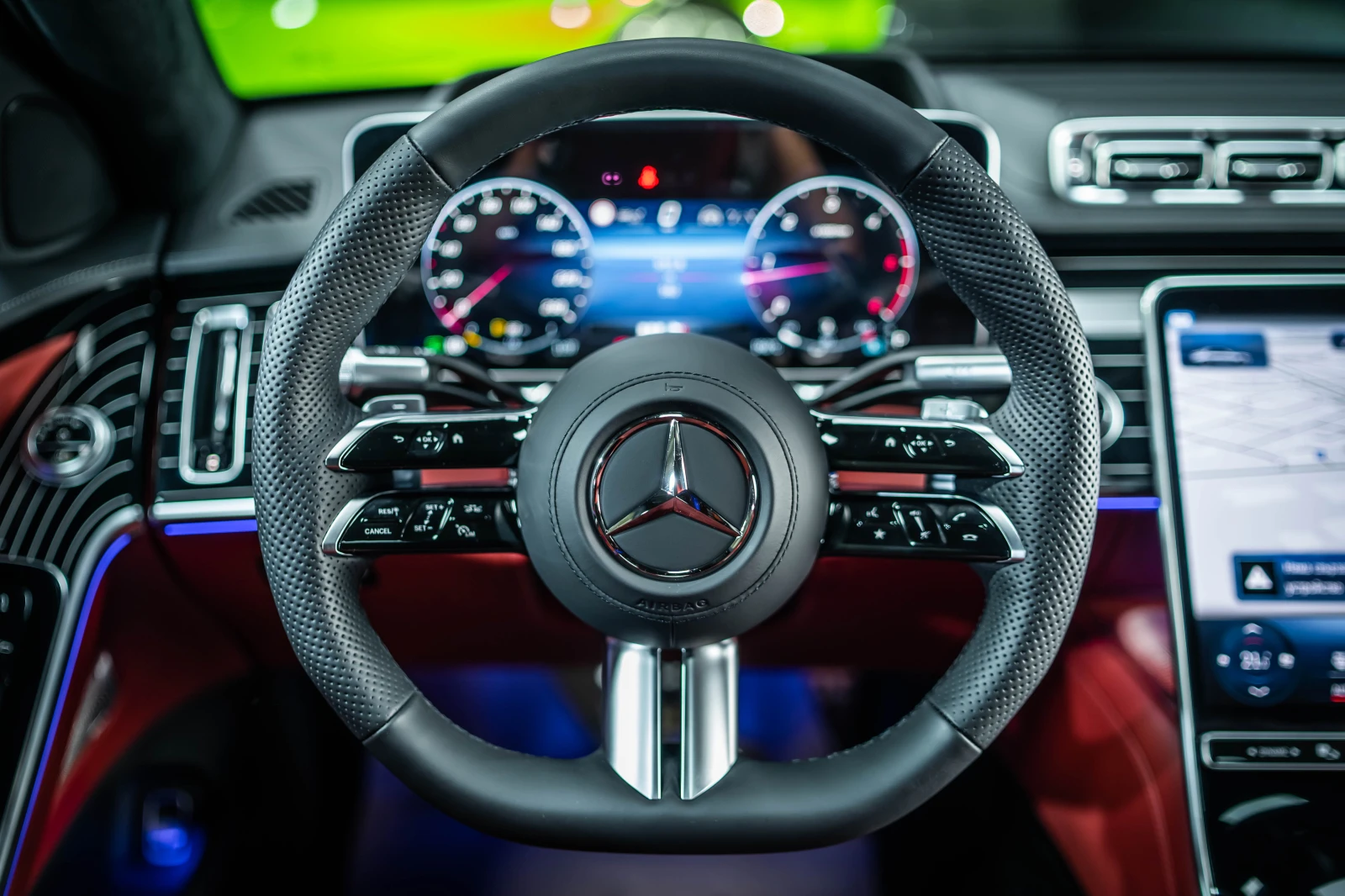 Mercedes-Benz S 400 d 4M L AMG - CHAUFFEUR - EXCLUSIVE RED, снимка 12 - Автомобили и джипове - 55362711