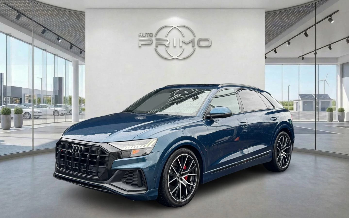 Audi SQ8 4.0* BLACK OPTIC* B&O* МАСАЖ* ОБДУХВАНЕ* 360* ПАНО, снимка 2 - Автомобили и джипове - 55101902