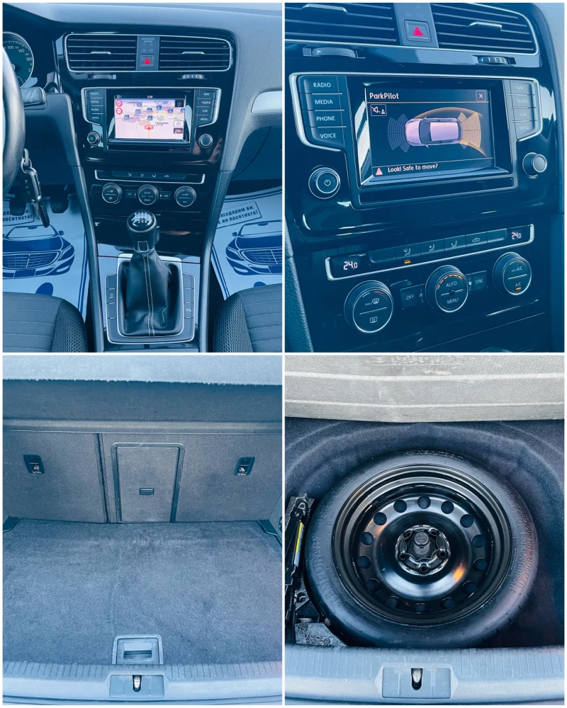 VW Golf 2.0 TDI CUP * Нави* Пиано лак* Сервизна история* , снимка 12 - Автомобили и джипове - 52864628