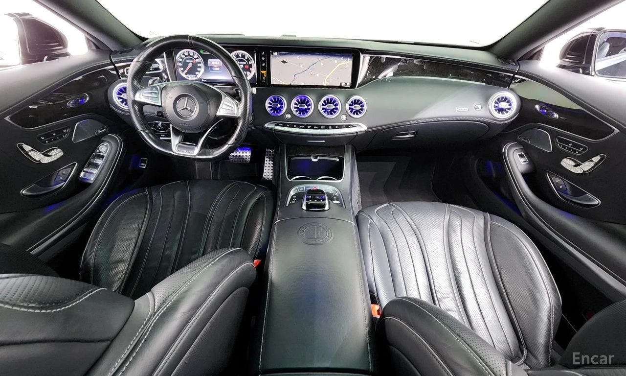 Mercedes-Benz S 63 AMG 4MATIC* COUPE* BURMESTER* ПАНО* ОБДУХВАНЕ* МАСАЖ* , снимка 8 - Автомобили и джипове - 54427375