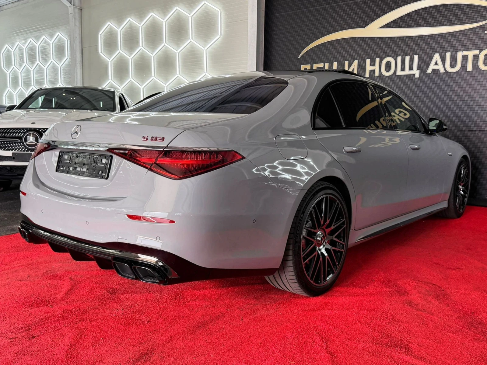 Mercedes-Benz S 63 AMG Mercedes S63 AMGE-PERFORMANCENARDO GREYRED CARBON , снимка 8 - Автомобили и джипове - 54996742