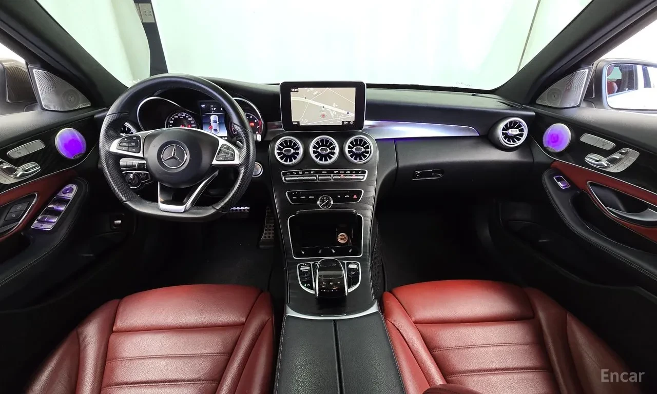 Mercedes-Benz C 200 EXCLUSIVE* AMG PK* HUD* BURMASTER* KEYLESS* КРАЙНА, снимка 7 - Автомобили и джипове - 55091707
